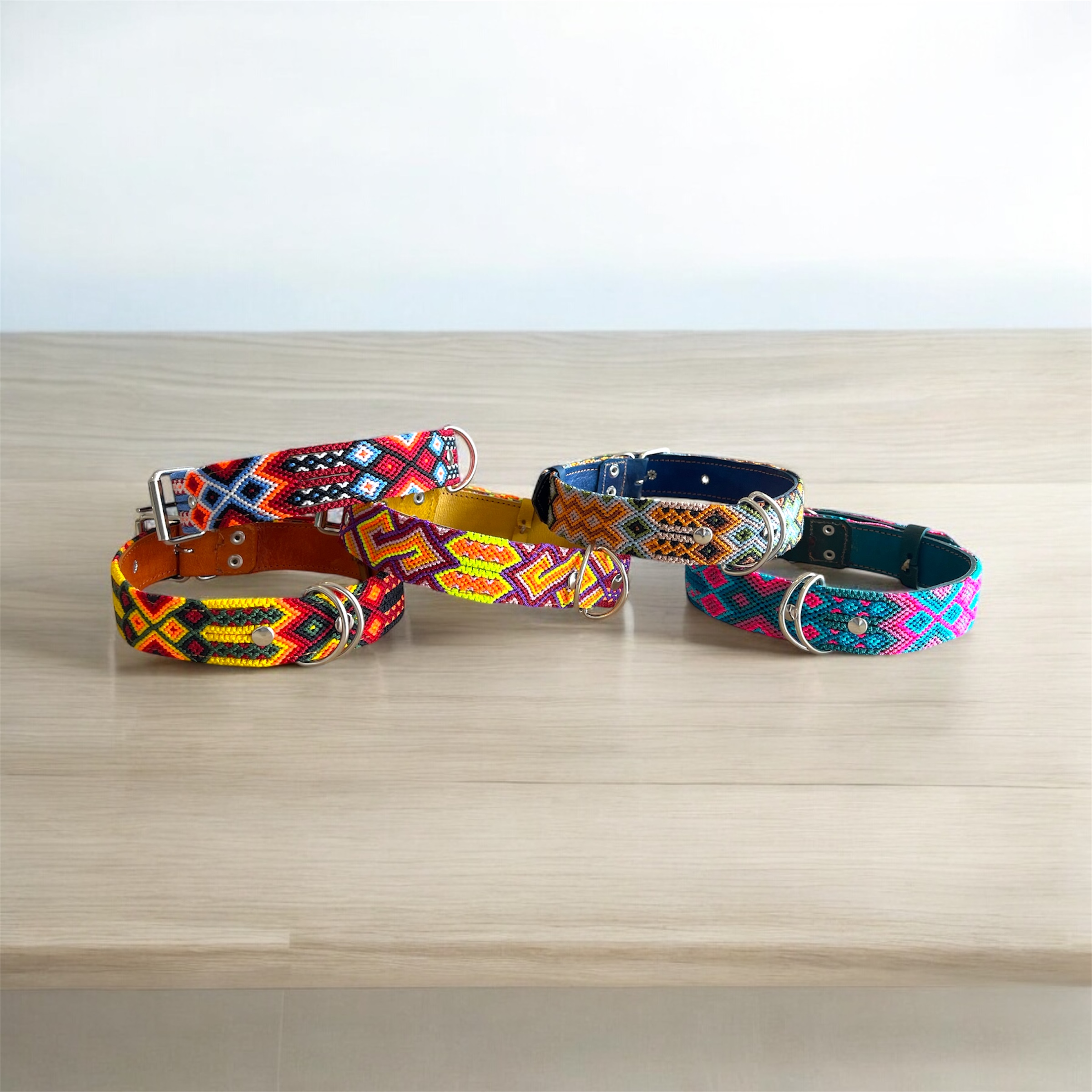 Collier tissé pour chien 60 cm.